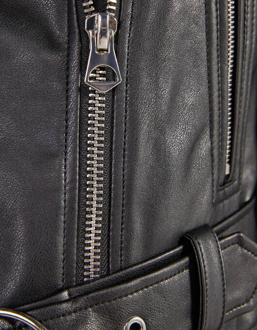 کاپشن چرم زنانه برشکا