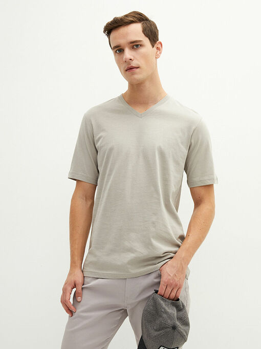 تی شرت آستین کوتاه مردانه ال سی وایکیکی