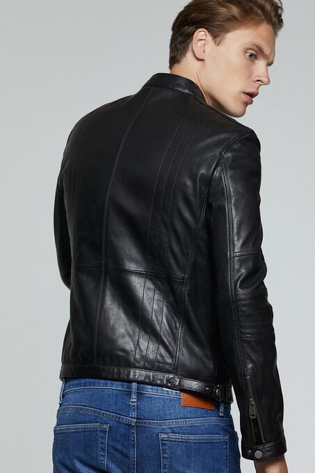 کاپشن چرم مردانه دری مد