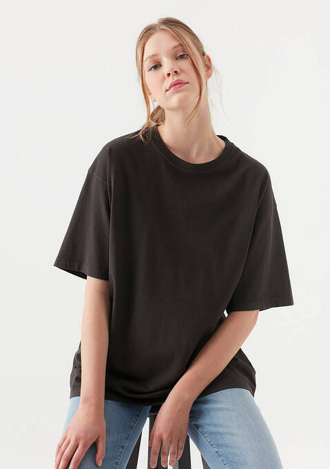 تی شرت آستین کوتاه زنانه ماوی