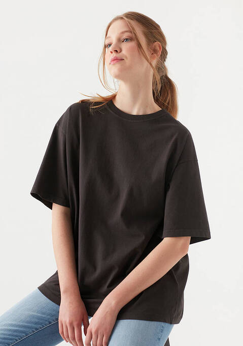 تی شرت آستین کوتاه زنانه ماوی