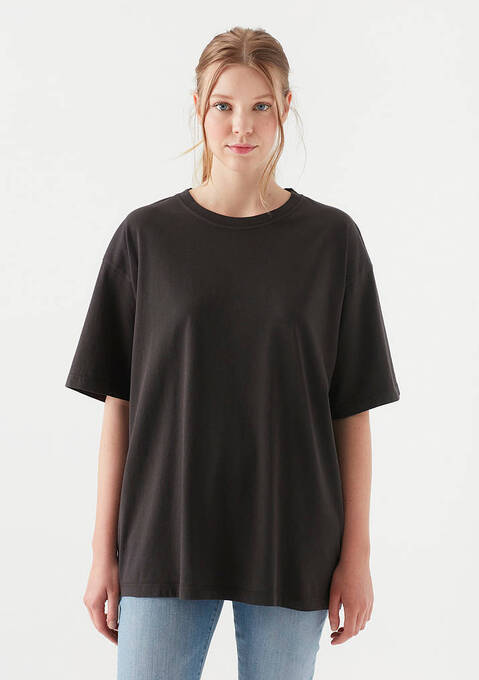 تی شرت آستین کوتاه زنانه ماوی