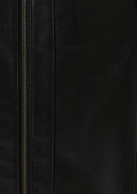 کاپشن چرم مردانه ماوی