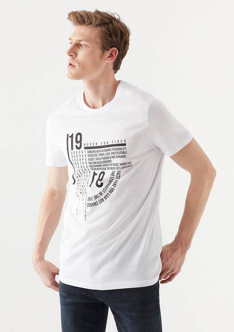 تی شرت آستین کوتاه مردانه ماوی