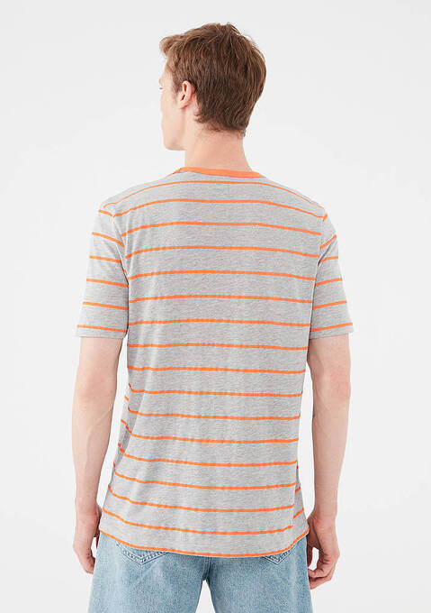 تی شرت آستین کوتاه مردانه ماوی