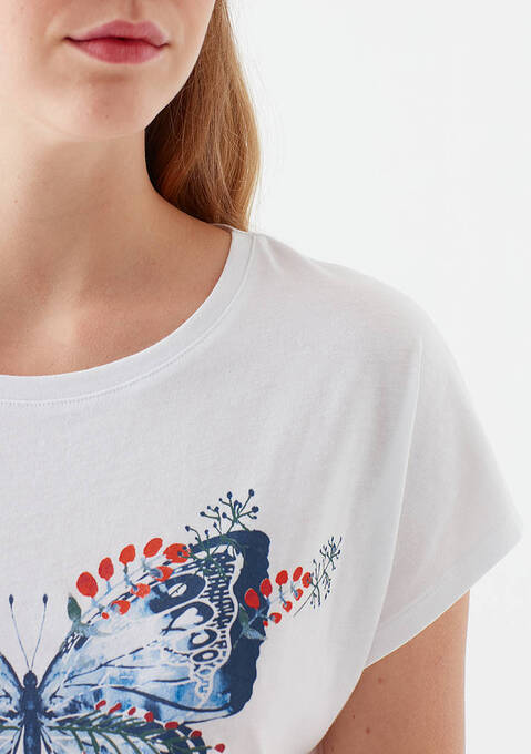 تی شرت آستین کوتاه زنانه ماوی