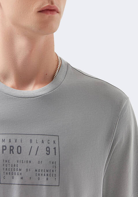 تی شرت آستین کوتاه مردانه ماوی