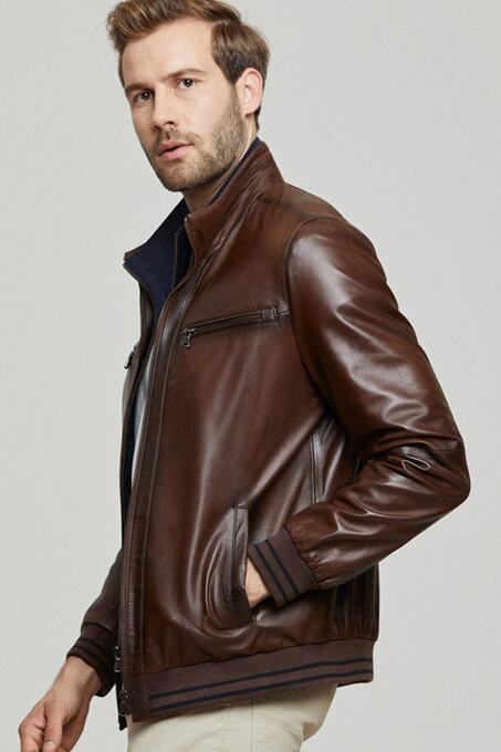 کاپشن چرم مردانه دری مد