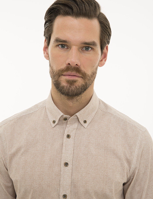 پیراهن آستین بلند مردانه پیر کاردین