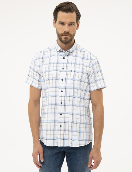 پیراهن آستین کوتاه مردانه پیر کاردین