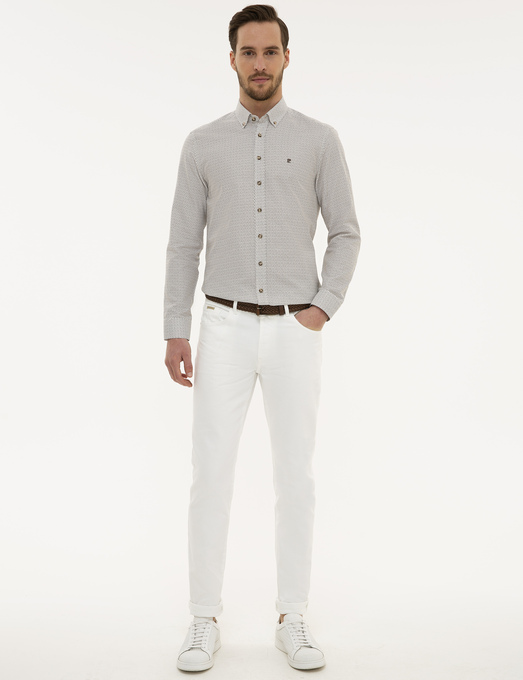 شلوار کتان مردانه پیر کاردین