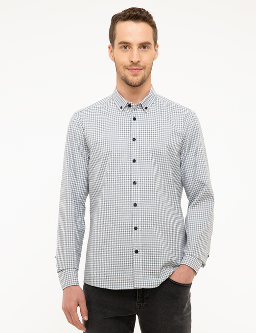 پیراهن آستین بلند مردانه پیر کاردین