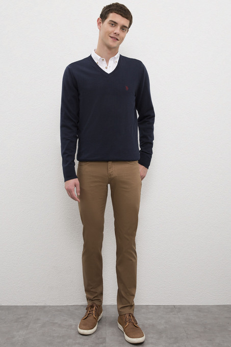 شلوار کتان مردانه یو اس پولو