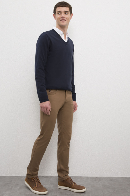 شلوار کتان مردانه یو اس پولو