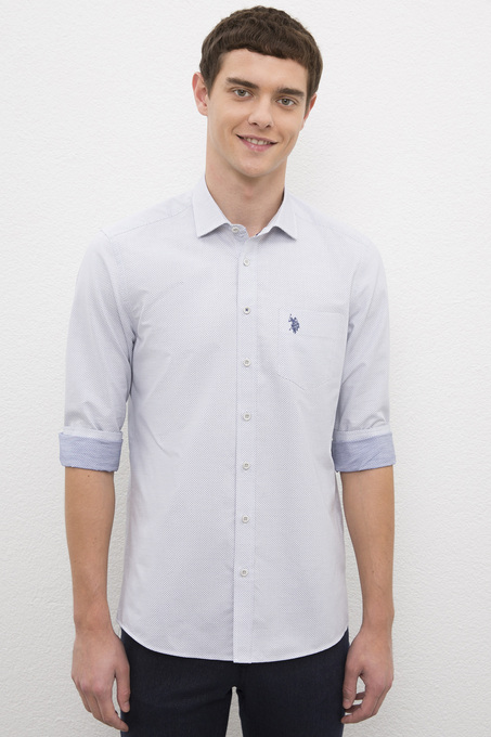 پیراهن آستین بلند مردانه یو اس پولو