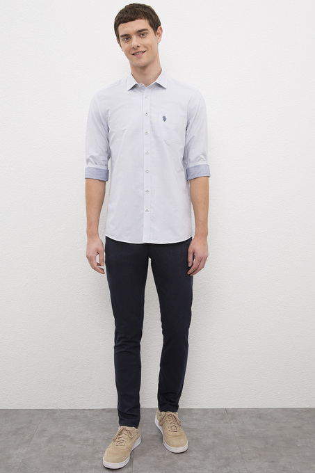 پیراهن آستین بلند مردانه یو اس پولو