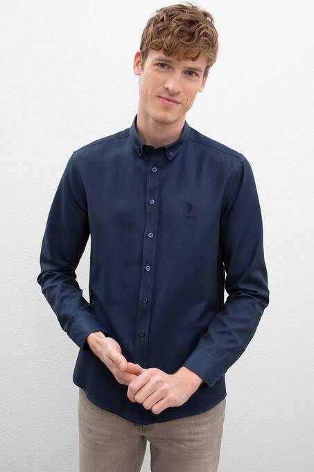 پیراهن آستین بلند مردانه یو اس پولو