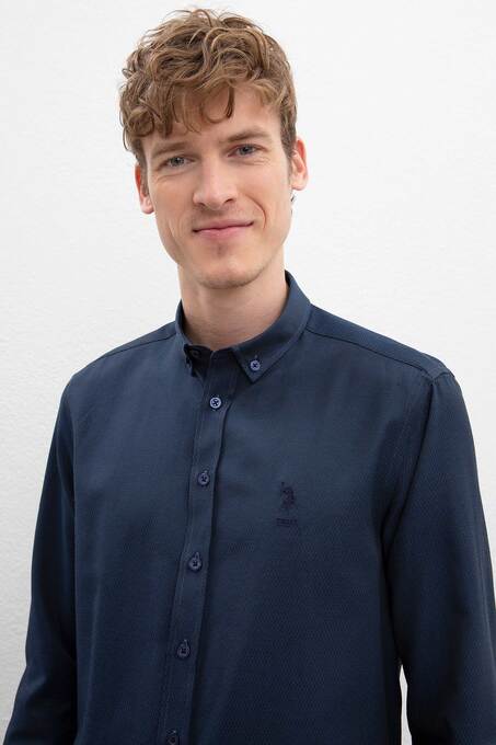 پیراهن آستین بلند مردانه یو اس پولو