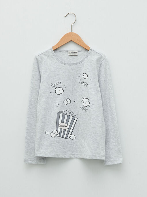 تی شرت آستین بلند بچه‌گانه ال سی وایکیکی