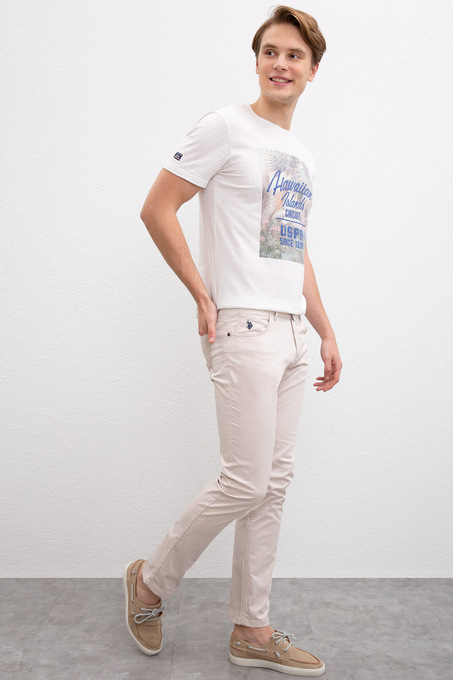 شلوار کتان مردانه یو اس پولو