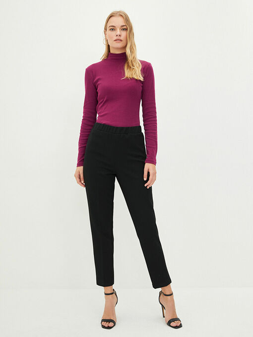 تی شرت آستین بلند زنانه ال سی وایکیکی