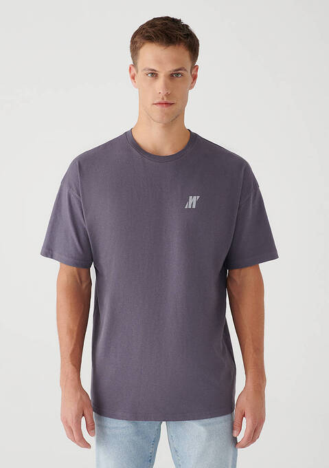 تی شرت آستین کوتاه مردانه ماوی