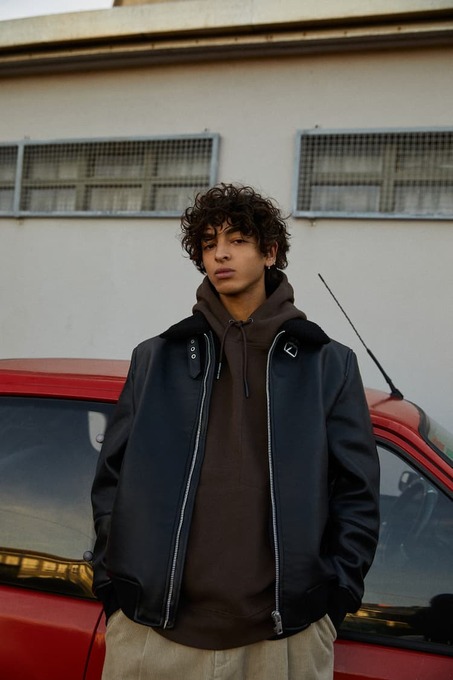 کاپشن چرم مردانه پول اند بیر