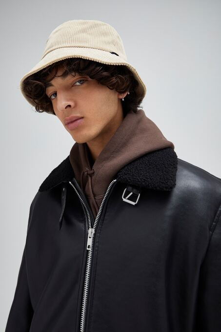 کاپشن چرم مردانه پول اند بیر