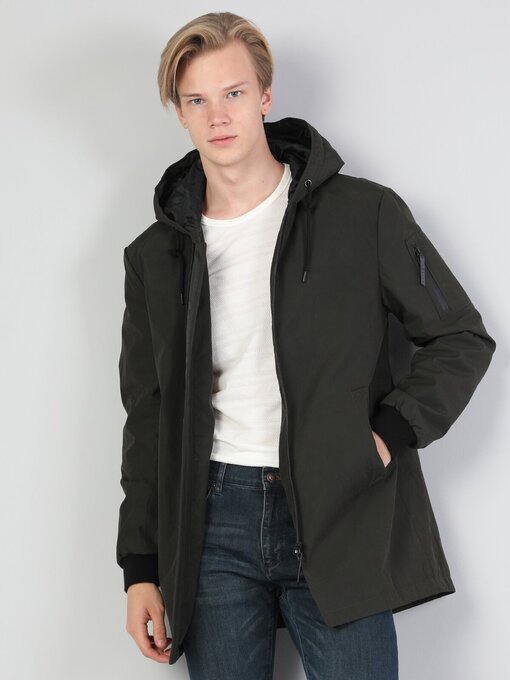 کاپشن چرم مردانه کولینز