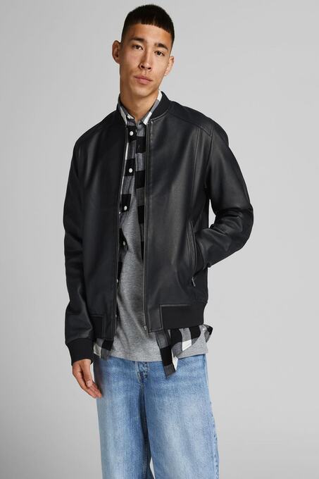 کاپشن چرم مردانه جک اند جونز