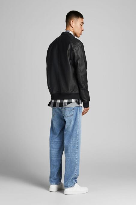 کاپشن چرم مردانه جک اند جونز