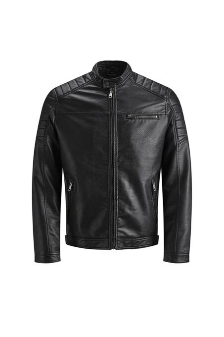 کاپشن چرم مردانه جک اند جونز