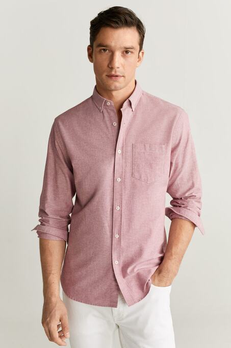 پیراهن آستین بلند مردانه منگو