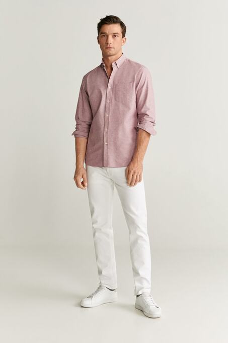 پیراهن آستین بلند مردانه منگو