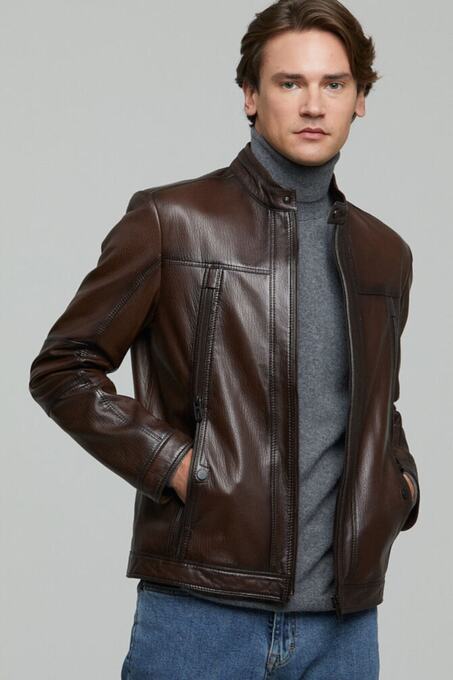 کاپشن چرم مردانه دری مد