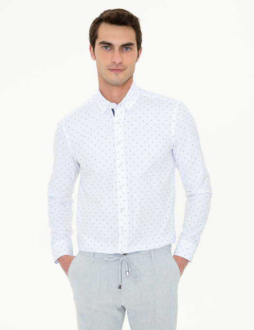 پیراهن آستین بلند مردانه پیر کاردین