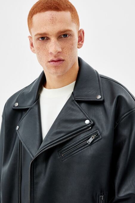 کاپشن چرم مردانه برشکا