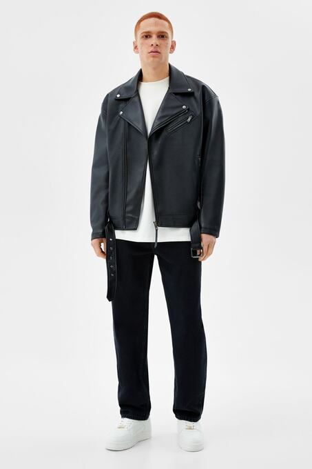 کاپشن چرم مردانه برشکا