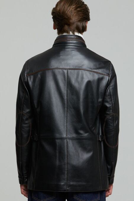 کاپشن چرم مردانه دری مد