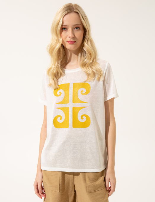 تی شرت آستین کوتاه زنانه پیر کاردین