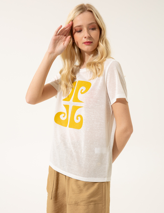 تی شرت آستین کوتاه زنانه پیر کاردین