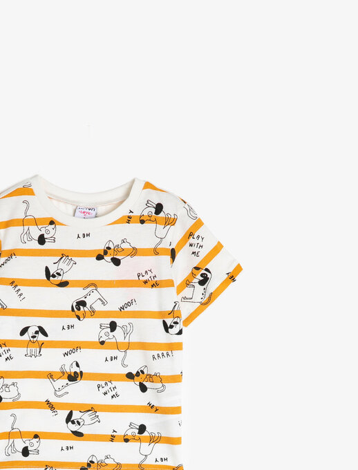 تی شرت آستین کوتاه بچه‌گانه کوتون