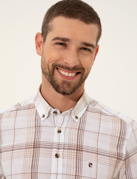 پیراهن آستین کوتاه مردانه پیر کاردین