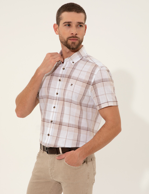 پیراهن آستین کوتاه مردانه پیر کاردین