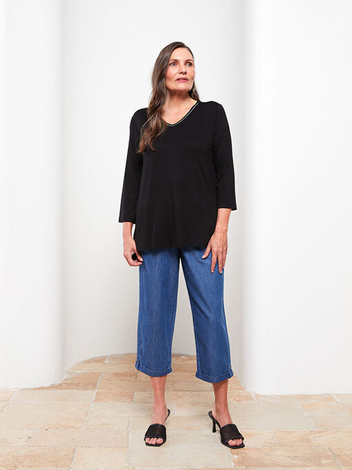 تی شرت آستین بلند زنانه ال سی وایکیکی