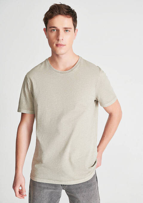 تی شرت آستین کوتاه مردانه ماوی