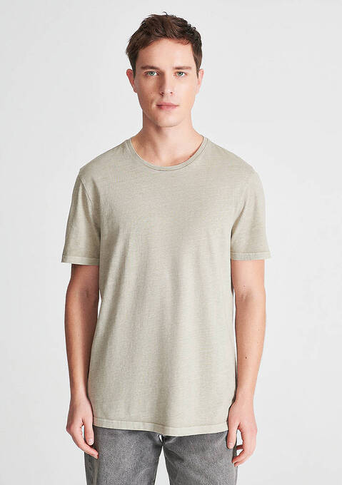 تی شرت آستین کوتاه مردانه ماوی