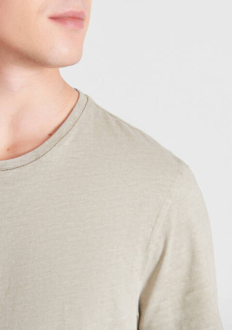 تی شرت آستین کوتاه مردانه ماوی