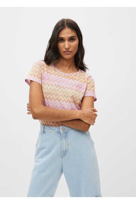 تی شرت آستین کوتاه زنانه منگو