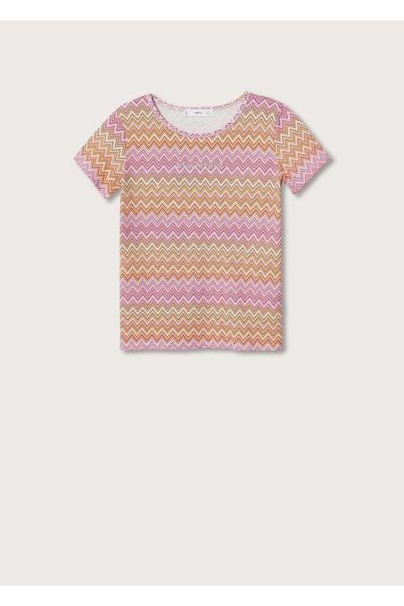 تی شرت آستین کوتاه زنانه منگو